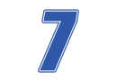  's car number, #7