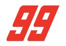 Myles Rowe's car number, #99