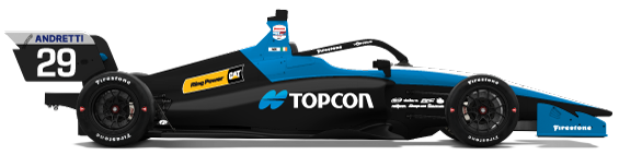 2025 INDY NXT by Firestone Car 29 sponsored by Topcon