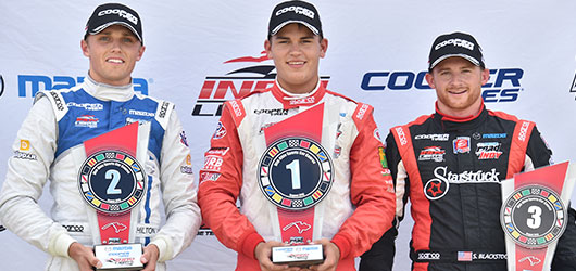 RC Enerson, Max Chilton, and Shelby Blackstock