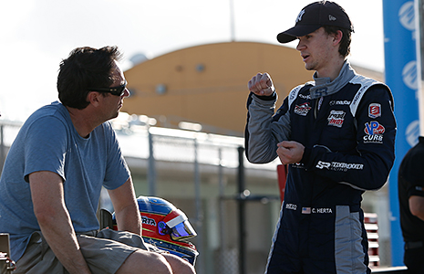 Colton Herta and Bryan Herta