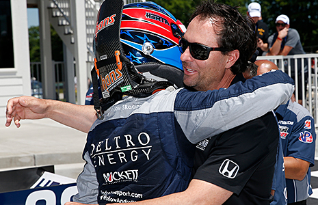 Colton Herta and Bryan Herta