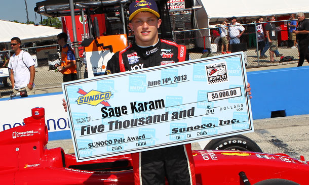 Karam earns second pole, aims to take points lead