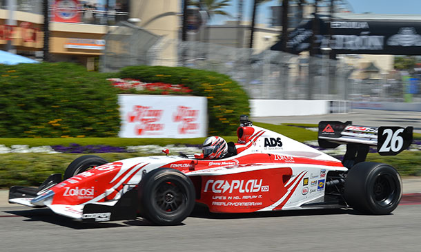 Veach's final-lap sprint earns Long Beach pole