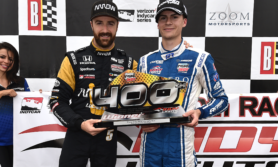 James Hinchcliffe and Colton Herta