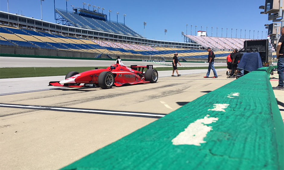 Chris Windom tests at Kentucky Speedway