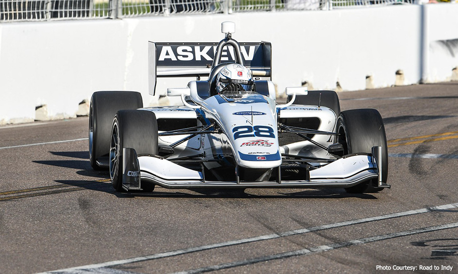 Askew, Megennis adjusting to life in Indy Lights