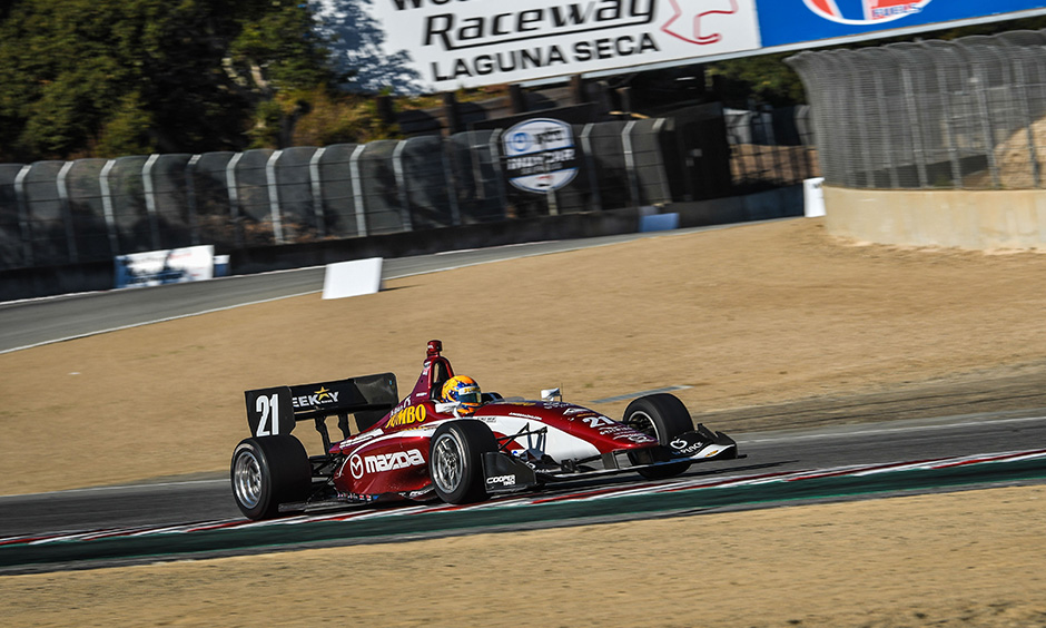 Road to Indy: VeeKay wins Lights pole at Laguna Seca