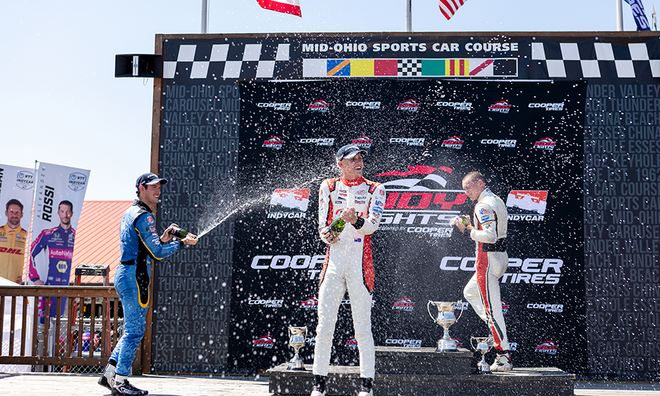 Mid-Ohio Indy Lights podium