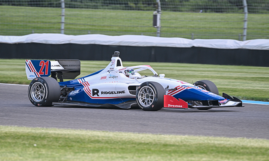 Simpson Jumps to Top of Pre-Qualifying Practice at IMS