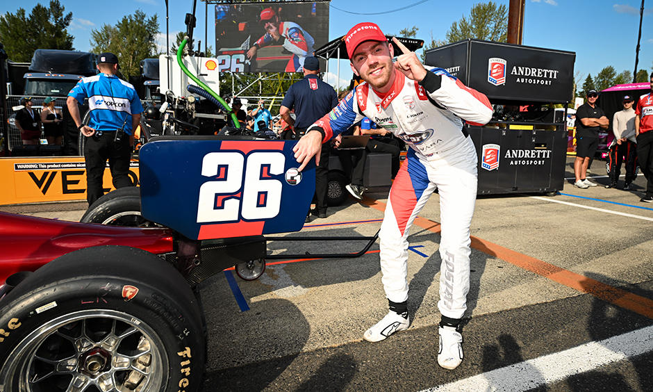 Foster Wins Portland Pole; Andretti Locks Out Front Row